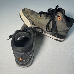 Nike Air Jordan 3  Youth Shoes 1Y‎ Fear Night Stadium Total Orange DM0966-080